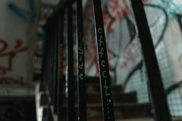 "Side Effects" Written on Railing