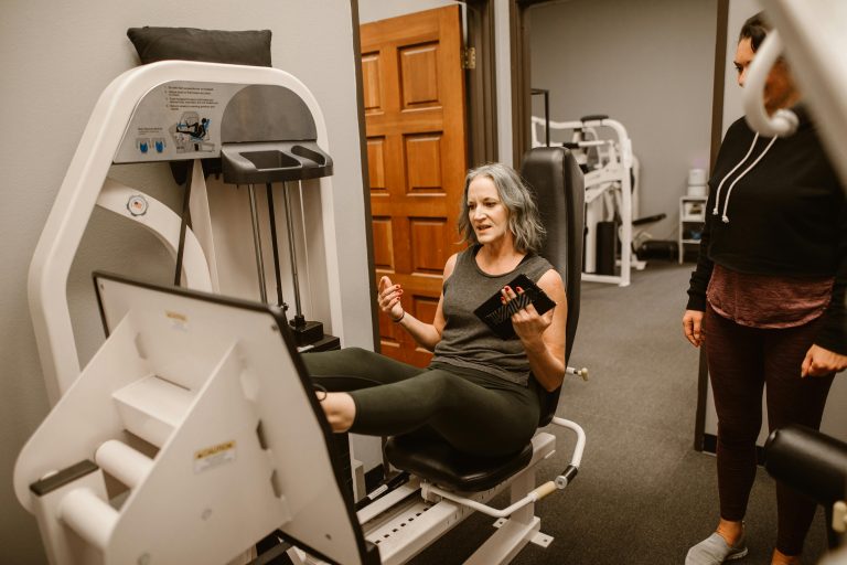 Women working out
